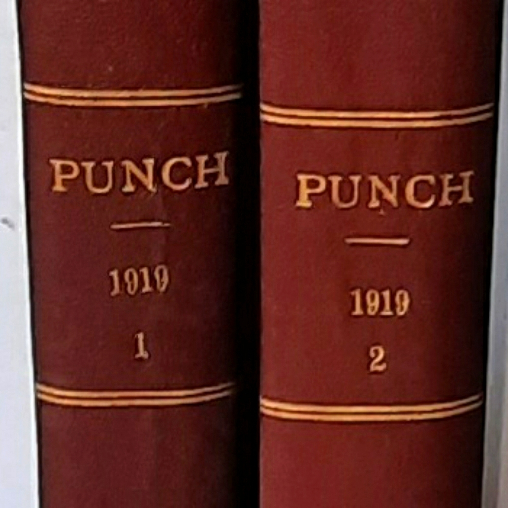 1919 Punch or The London Charivari Set
